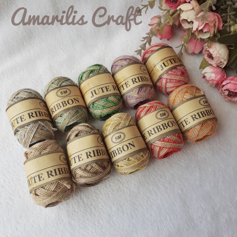 Jual [5 Meter] Jute Ribbon | Shopee Indonesia