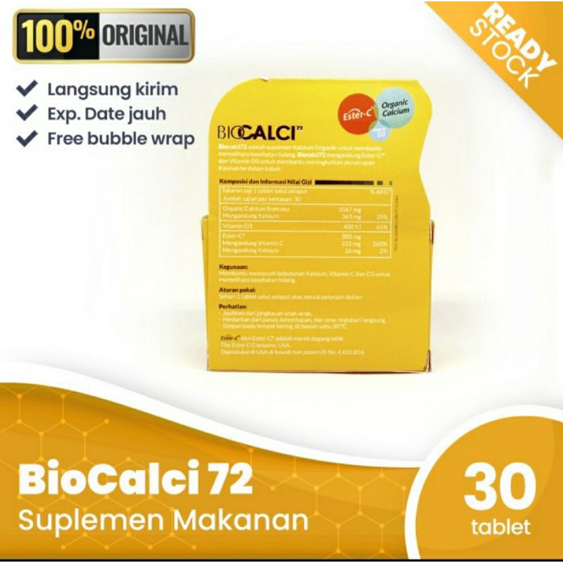Jual BIOCALCI 72 isi 30 tablet | Shopee Indonesia