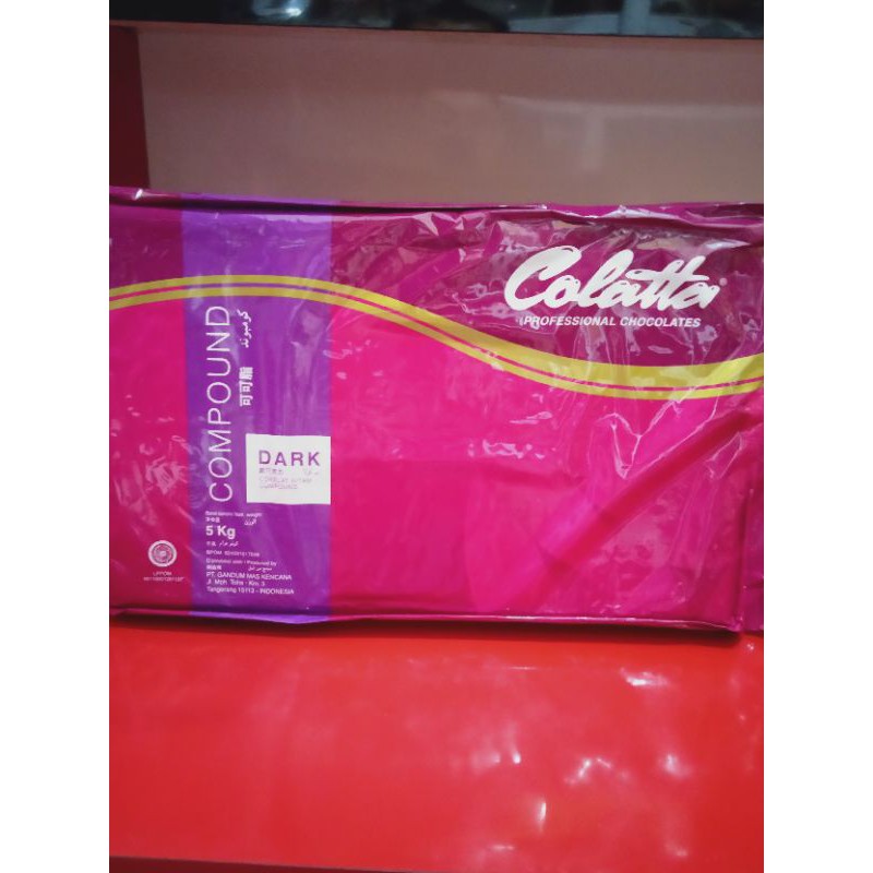 Jual Cokelat Colatta Dark Compound 5kg - 5kg | Shopee Indonesia