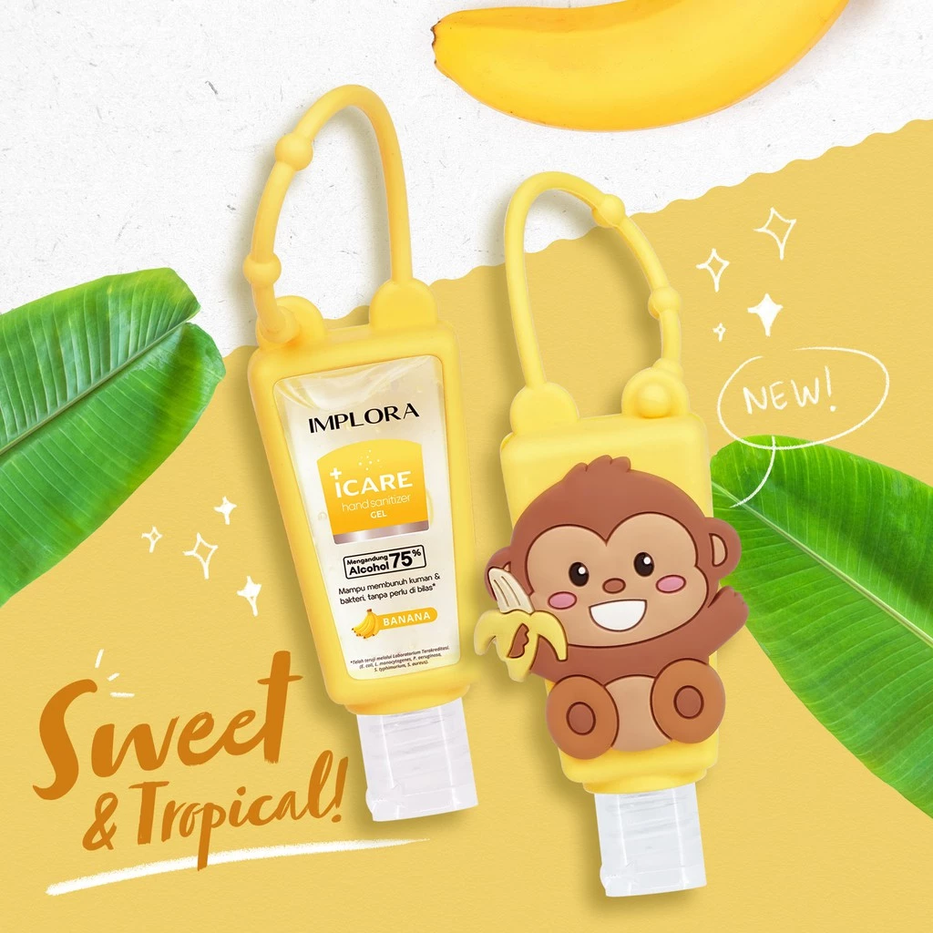 Gel Sanitizer Tangan Implora Icare 30ml - Perlindungan Kesehatan dan Kebersihan
