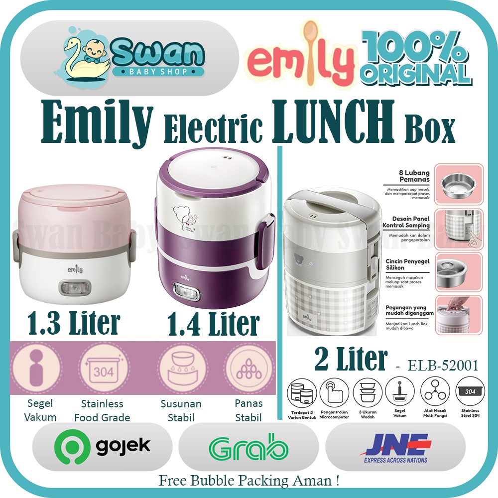 Jual Emily Electric Lunch Box / Container Makanan Bayi / Food Processor ...