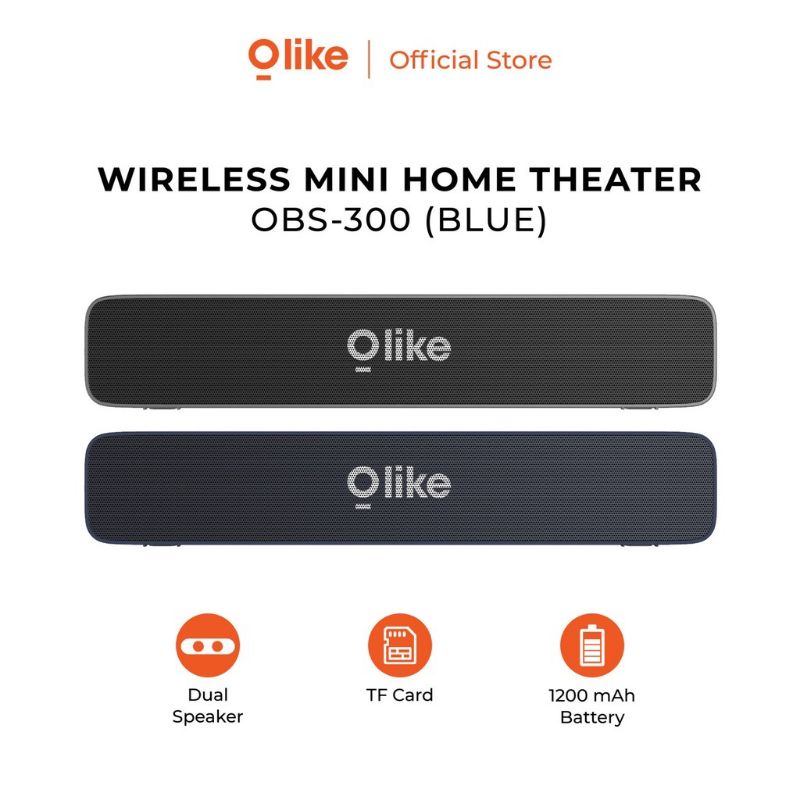 Jual Olike OBS 300 Speaker Soundbar bluetooth 5.0 OLIKE OBS-300 OASE S3 ...