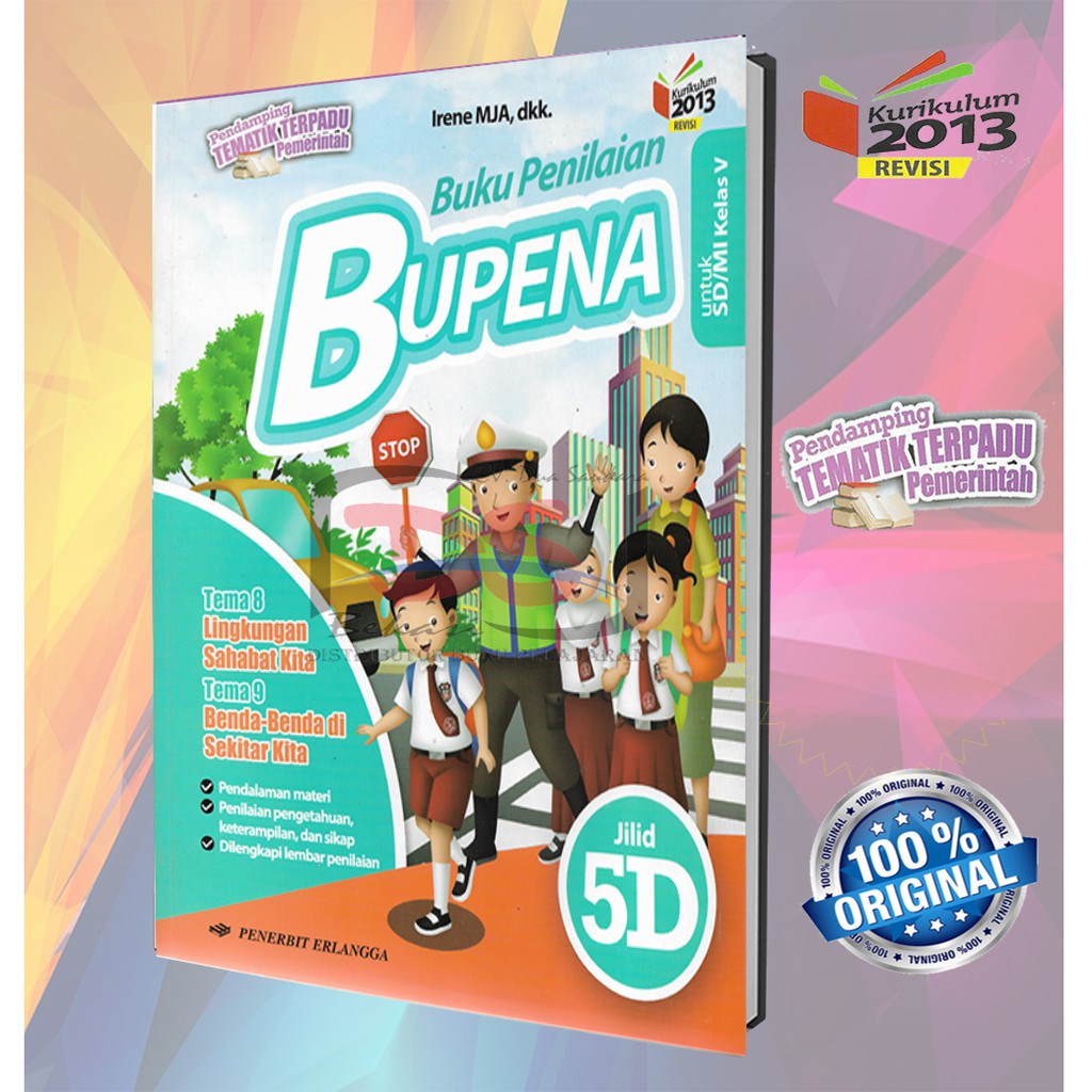 Jual Buku BUPENA Kelas 5 SD Kurikulum 2013 Erlangga | Shopee Indonesia