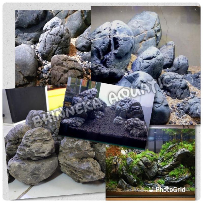 Jual Turly Stone Batu Turli Hitam Hias Natural Aquascape Aquarium ...