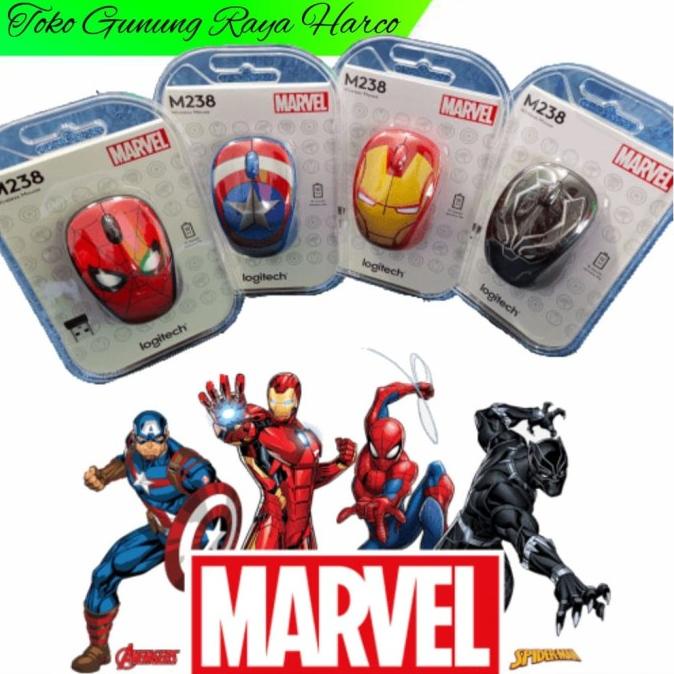 Jual Mouse wireless logitech marvel M238 | Shopee Indonesia