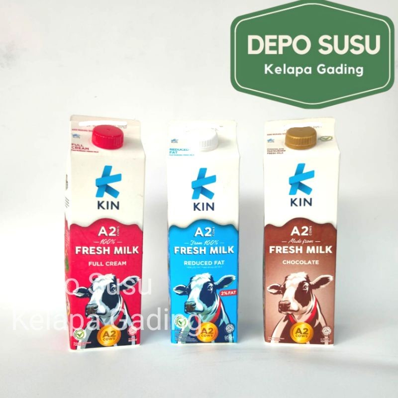 Jual Susu Kin Pasteurisasi Freshmilk 1 litter | Full Cream / Coklat ...