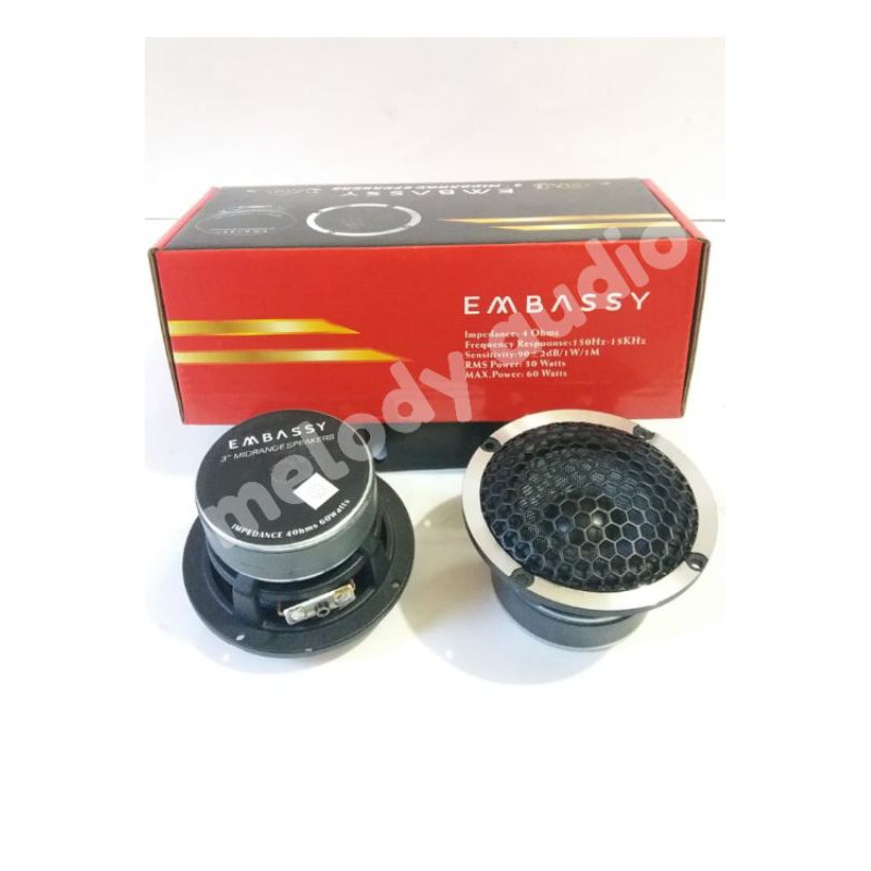 Jual SPEAKER MIDRANGE EMBASSY (3 INCH) | Shopee Indonesia