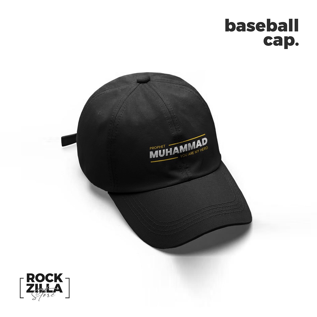 Jual Topi Baseball Cap Distro Premium Custom Tag - Muhammad are Hero ...