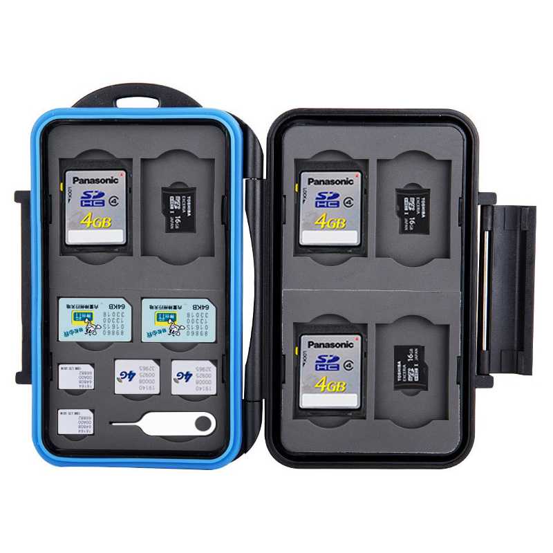 Jual Memory Card Case Holder Storage Box 6 SD + 6 Micro SD Card - MC ...