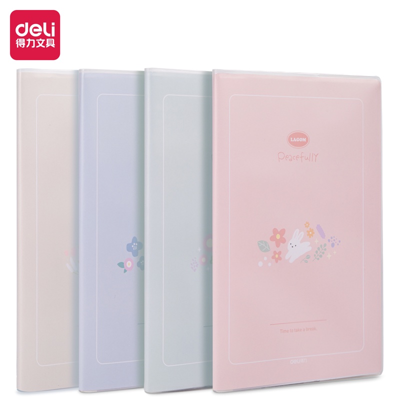 Jual Deli PVC Cover Notebook / Buku Catatan Agenda B5 Cover Plastik ...