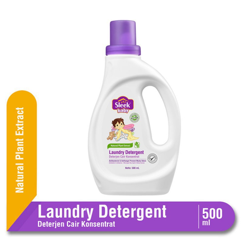 Jual Sleek Baby Laundry Detergent Botol 500 ML | Shopee Indonesia