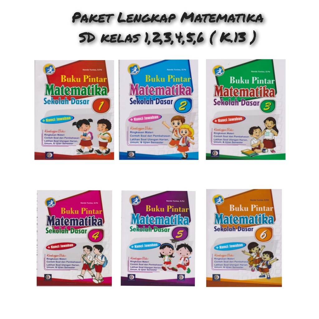 Jual PAKET BUKU SISWA MATEMATIKA SD KELAS 1 2 3 4 5 6 | Shopee Indonesia