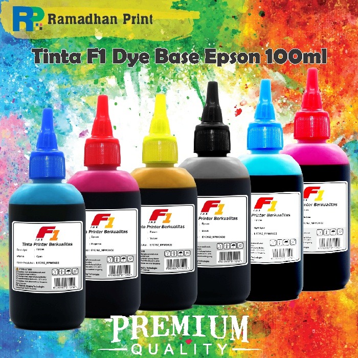 Jual Tinta Printer Epson F1 Dye Base Ink Refill 100ml Yellow | Shopee ...