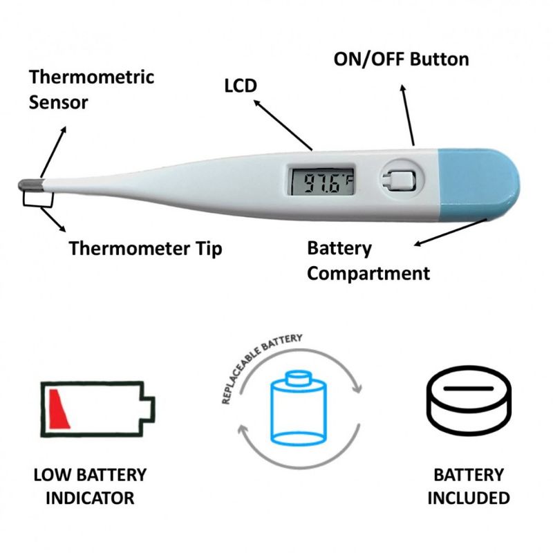 Jual Thermometer Digital Alat Pengukur Suhu Badan Tubuh Bayi Baby Anak