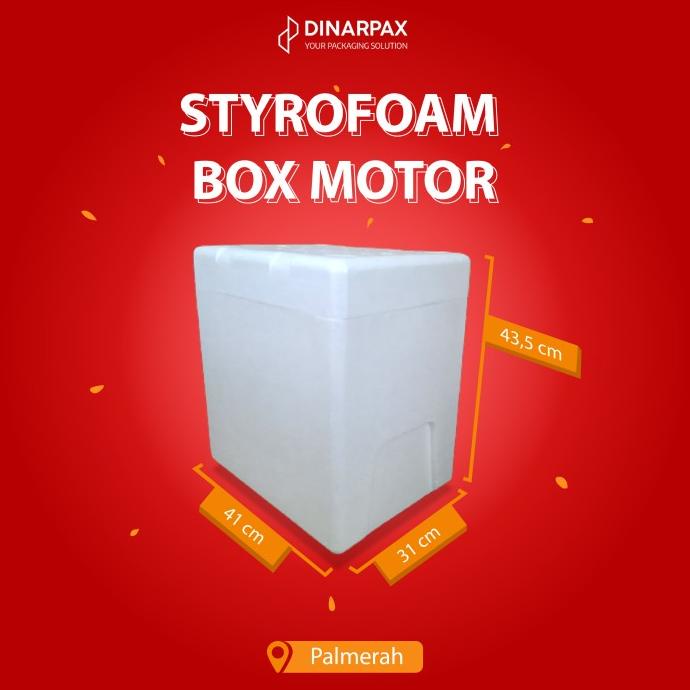 Jual STYROFOAM BOX MOTOR / STYROFOAM BOXDINAR / GOJEK BOX MOTOR