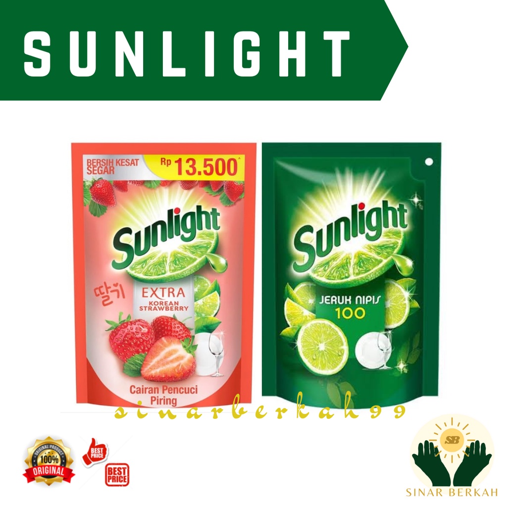 Jual Sunlight Sabun Pencuci Piring Cair Jeruk Nipis 600ML | Shopee ...