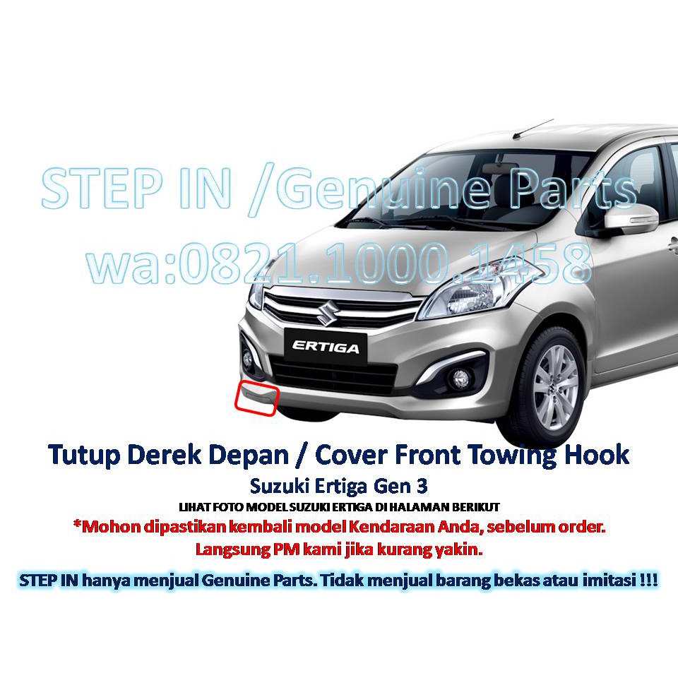 Jual Tutup Derek Cover Towing Hook Bemper Depan Suzuki New Ertiga