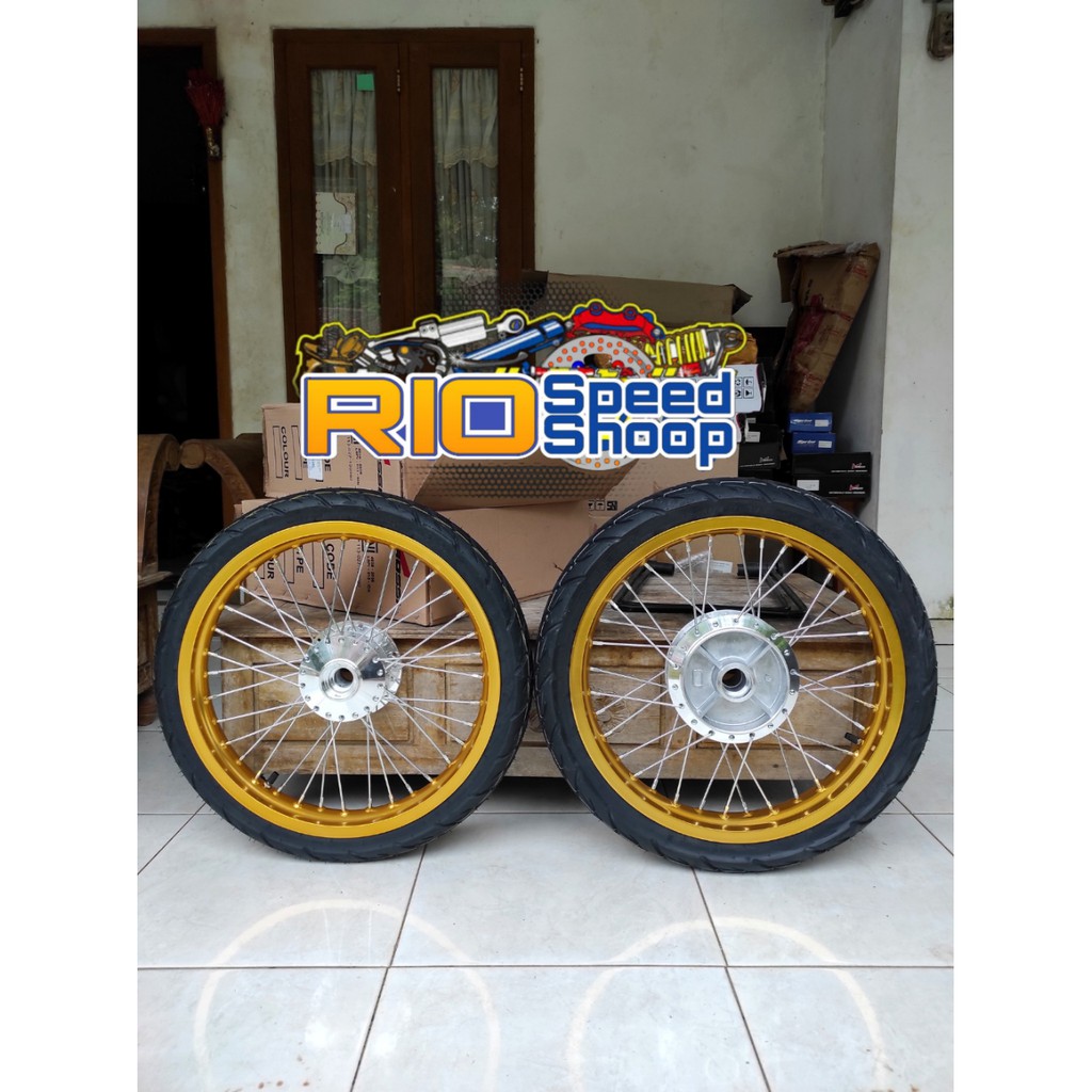 Jual Velg Jari Jari CB150R Old Ring 17 Tapak Lebar 185-215 Full Set ...