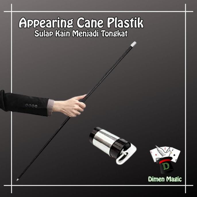 Jual Appearing Cane Plastik Dimen Magic Alat Sulap Kain Menjadi Tongkat ...