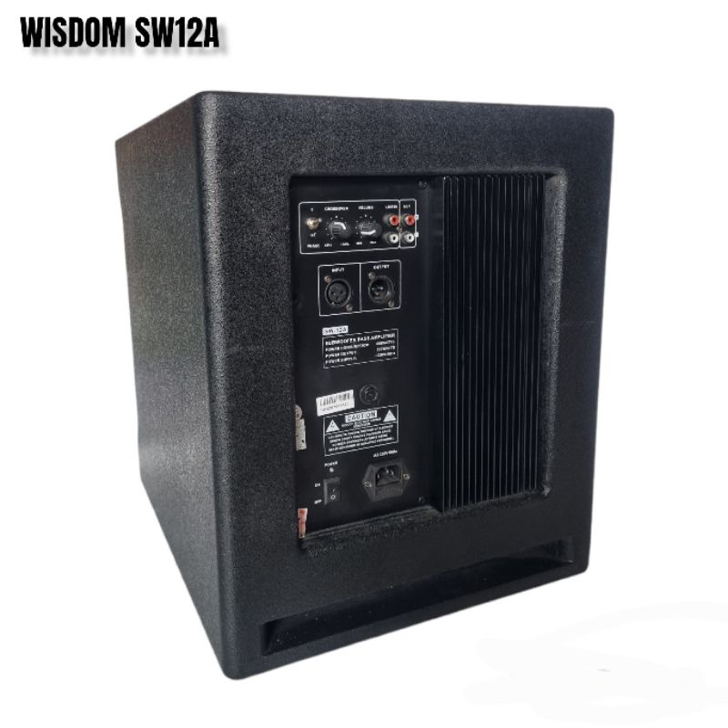 Jual Subwoofer Aktif 12 inch Wisdom SW12A Profesional Sub 12 inch ...