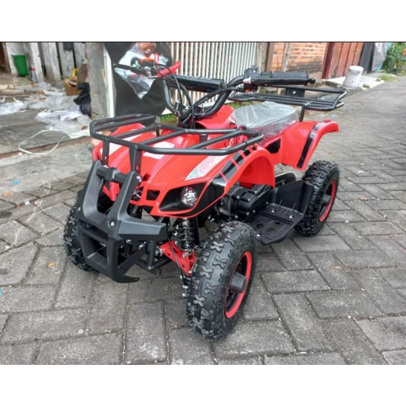 Mini ATV Elektrik HB EATV 03 tampak samping dengan desain sporty dan dinamis
