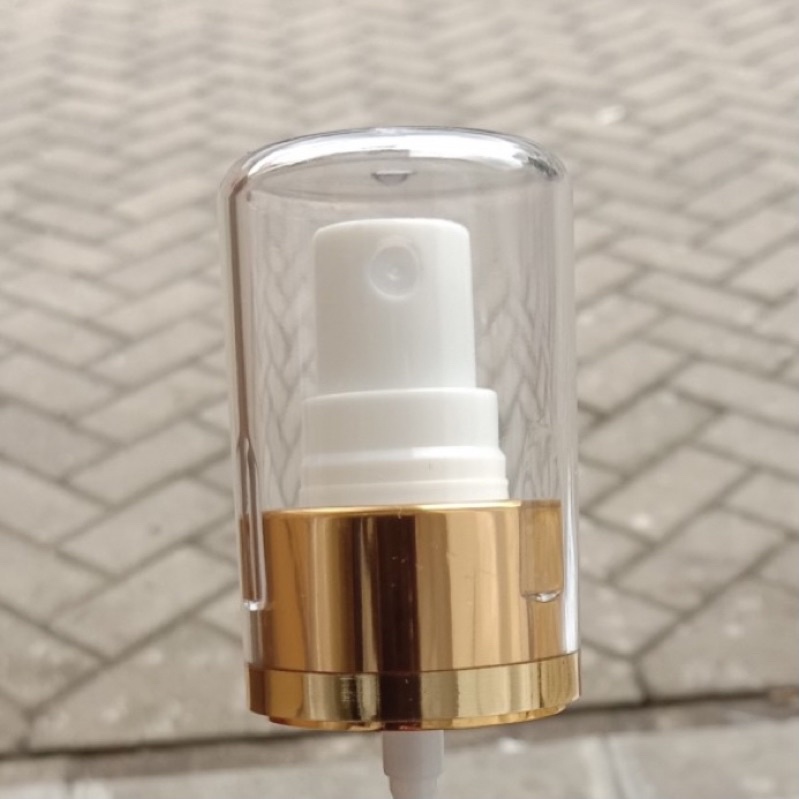 Jual TUTUP SPRAY GOLD FULLCAP NECK 24 / TUTUP BOTOL SPRAY FULL CAP GOLD ...