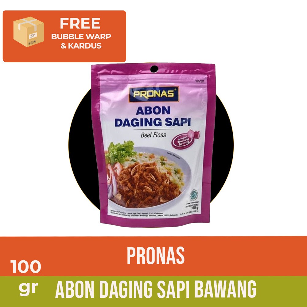 Jual Pronas Abon Sapi Bawang 100 Gr | Shopee Indonesia