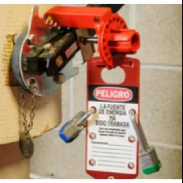 Jual Aluminium Sign Lockout Tag Hasp - 6 Hole | Shopee Indonesia