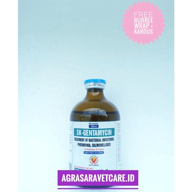 Jual SAKAN SK Gentamycin 100 ml - LIKE GENTAJECT GENTA 100 | Shopee ...