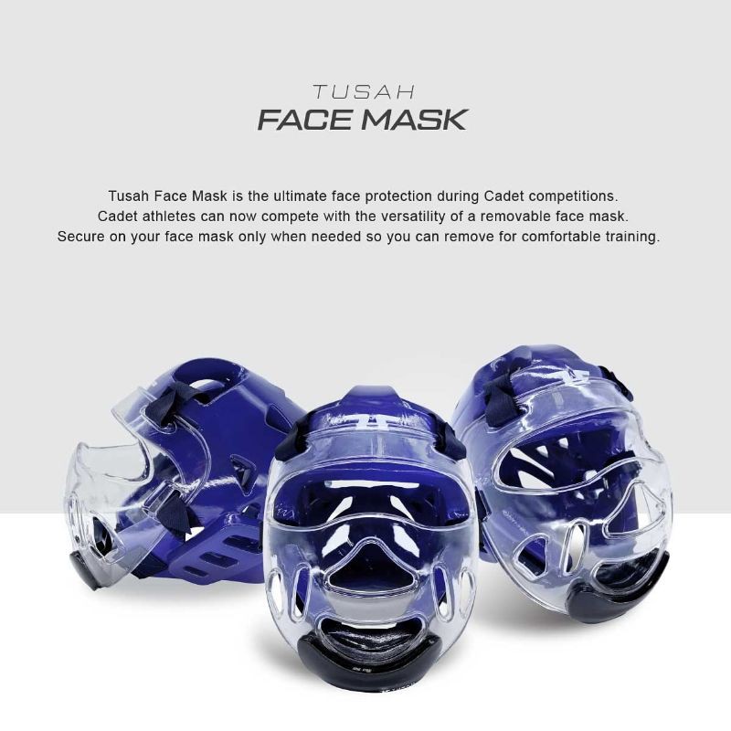 Jual TUSAH EZ Fit Head Guard face mask set pelindung kepala dan wajah