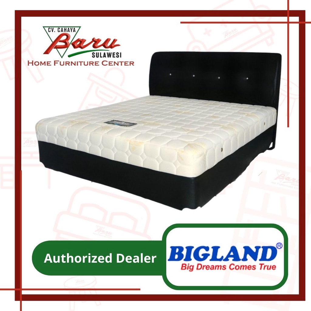 Jual SET Spring Bed Bigland Double Bed KHUSUS MAKASSAR Shopee Indonesia