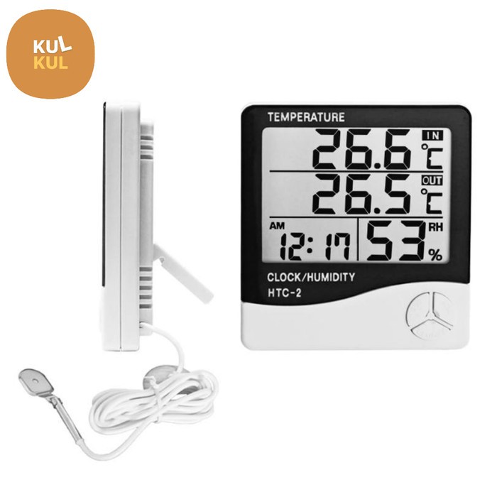 Jual Termometer Digital Hygrometer Htc 2 Alat Ukur Suhu Ruangan