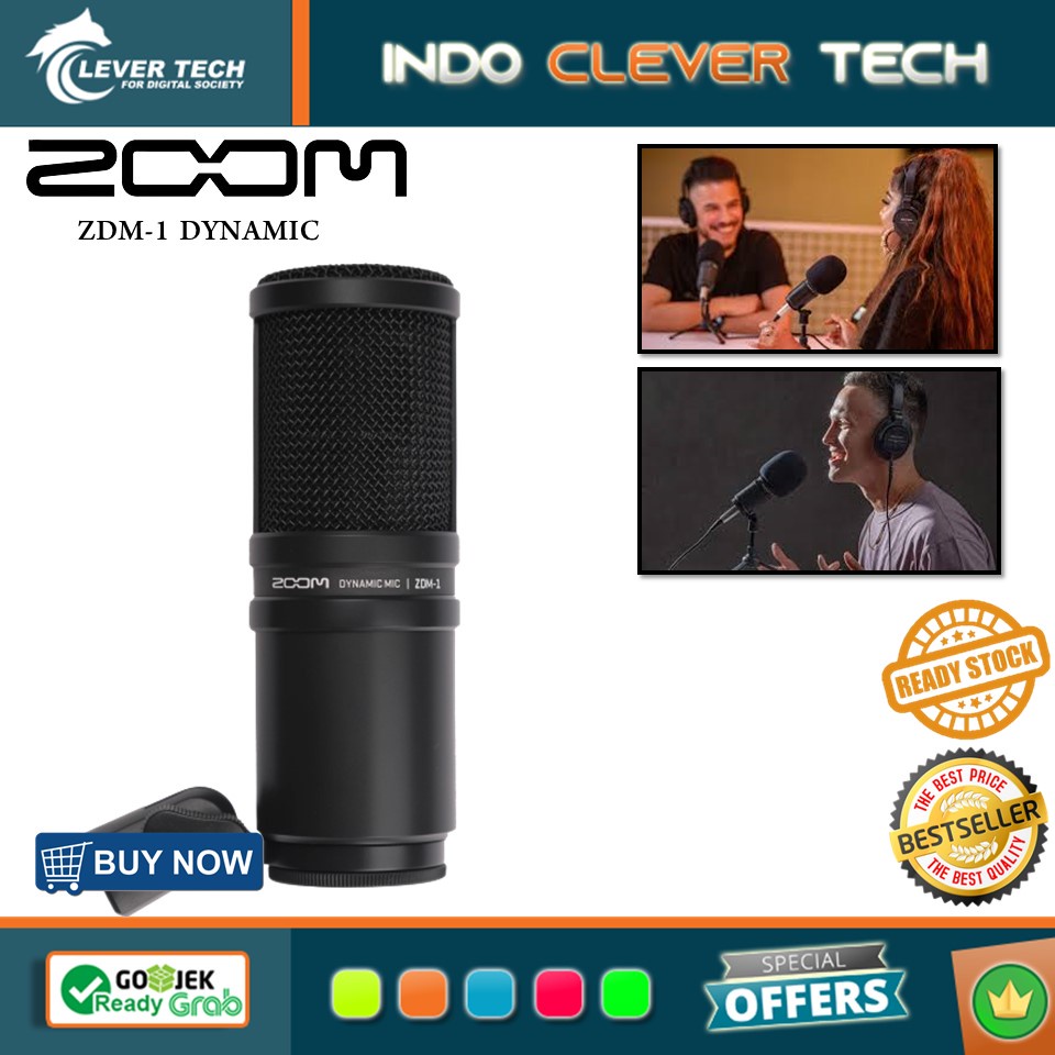 Jual Zoom ZDM1 Dynamic Microphone Shopee Indonesia