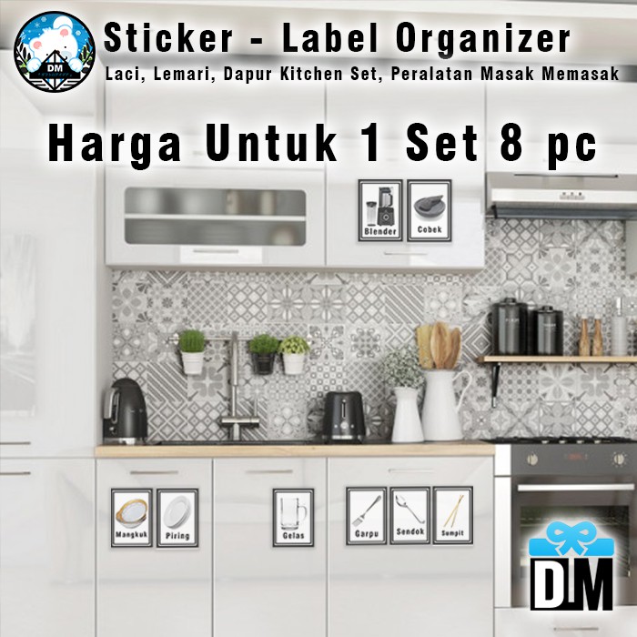 Sticker kitchen set cheap
