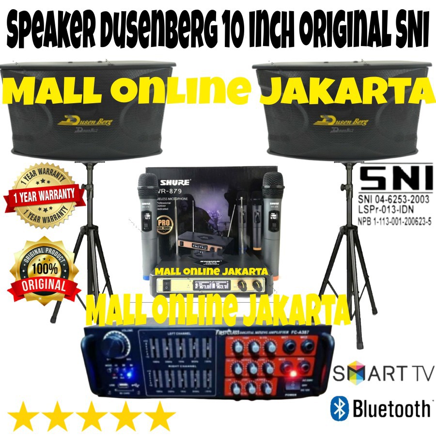 Jual Paket Karaoke Dusenberg 10 Inch Original Sni Speaker Paketan