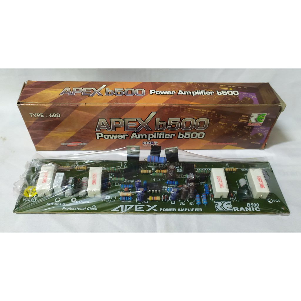 Jual Kit Ranic Kit Power Amplifier APEX B500 Mono Type B500/680 ...