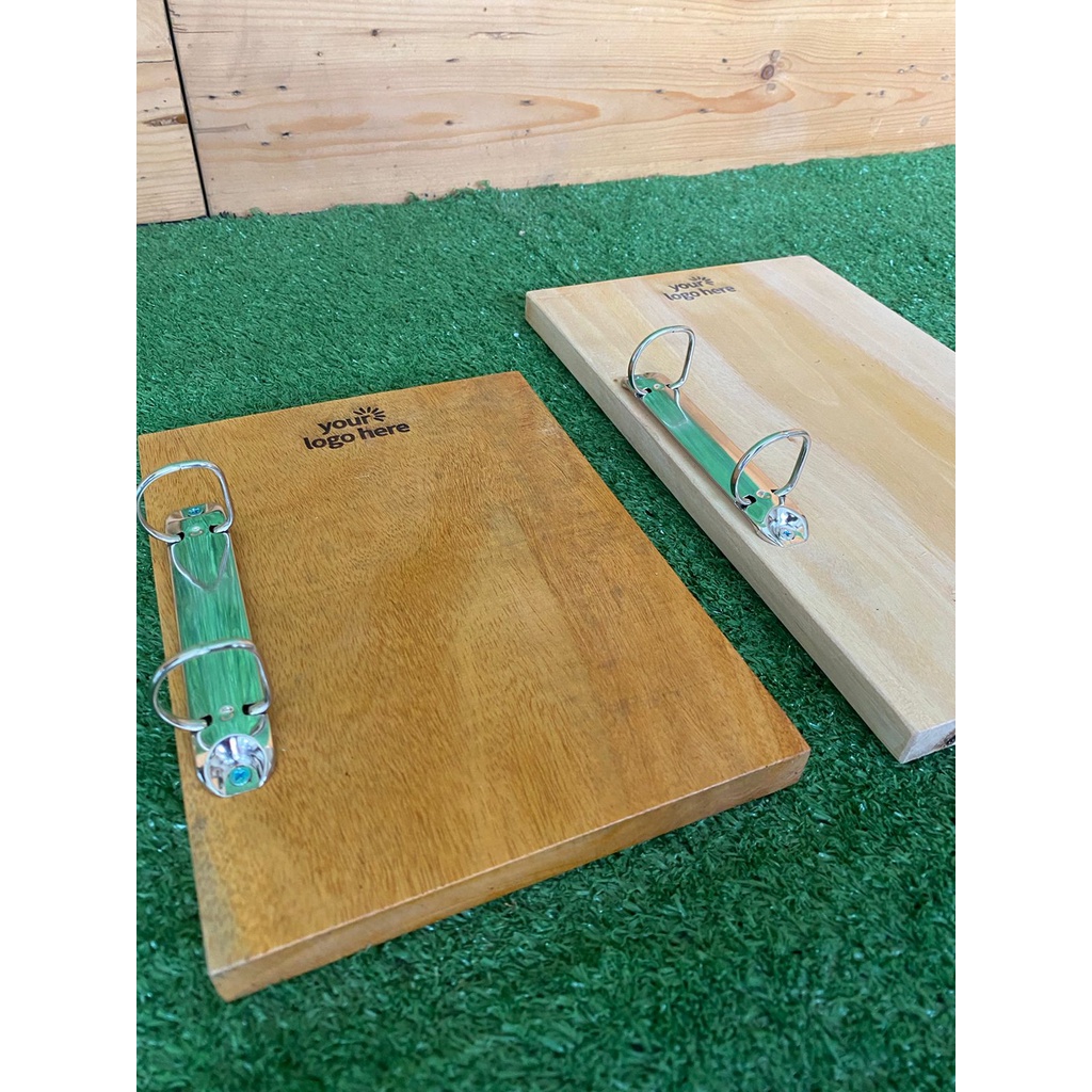 Jual (CUSTOM) Cover Buku Menu Kayu / Wooden Menu Book untuk Resto, Cafe ...