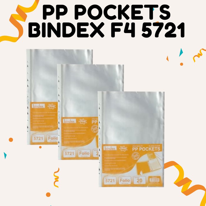 Jual PP Pocket / Plastik Pocket / Sheet Protector Uk Folio ( F4 ) Merk ...