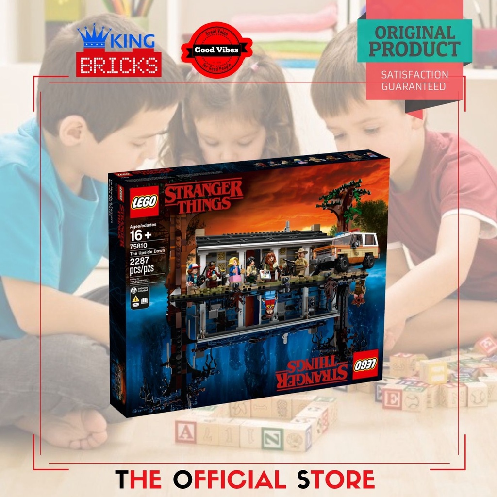 Jual LEGO Original STRANGER THINGS 75810 The Upside Down - Mainan Anak ...
