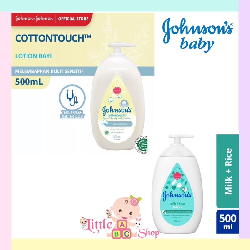 Jual Johnsons lotion Milk & Rice 500ml / Johnsons lotion cotton touch