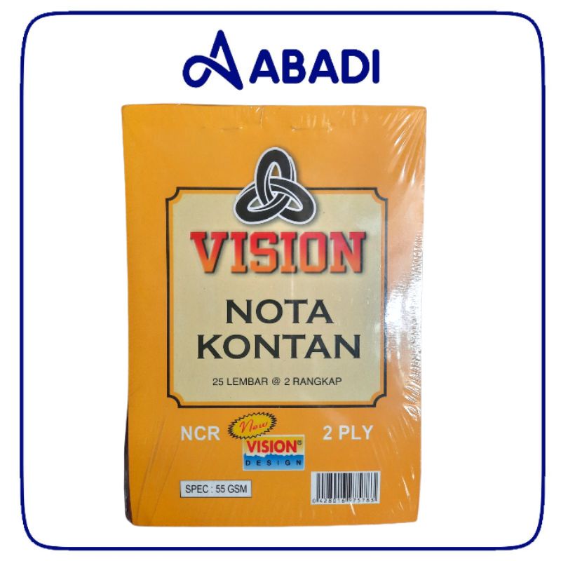 Jual Nota Kontan Vision isi 10 / NOTA K2 | Shopee Indonesia