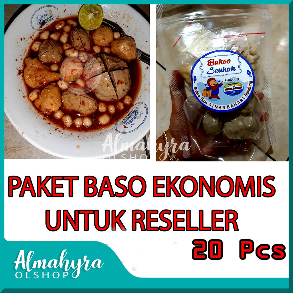 Jual 20 Pcs Paket Reseller Bakso Ikan Sinar Bahari Shopee Indonesia