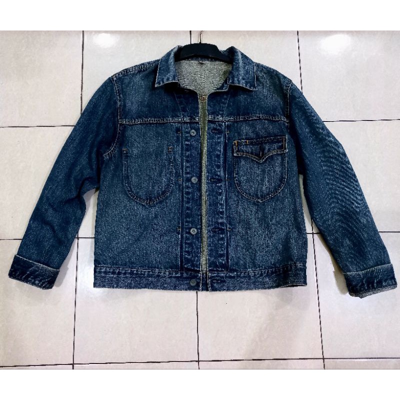 Jaket denim clearance uniqlo