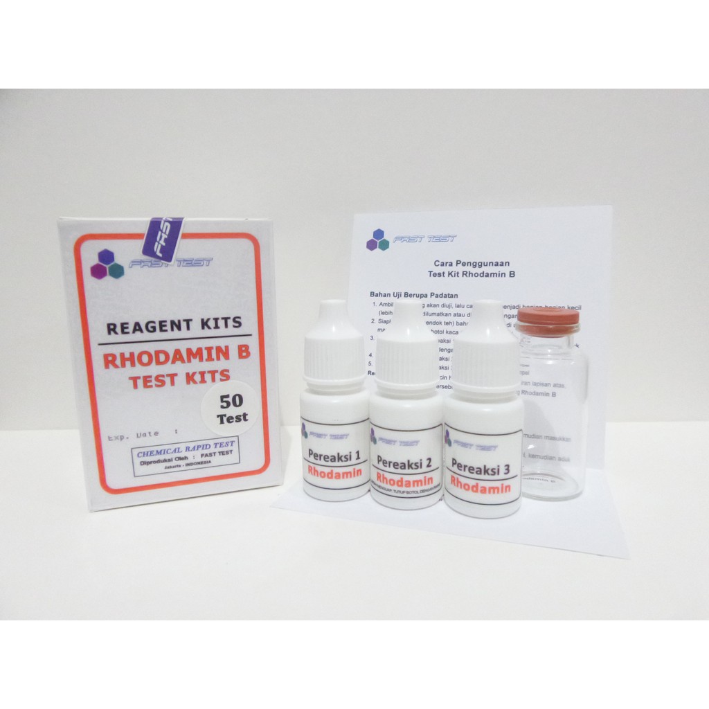 Jual Test Kit Rhodamine B / Testkit, Alat Uji Kandungan Rhodamin B ...