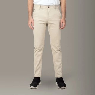 Benhill Celana Pria Panjang Chino Pants Slim Fit Katun Stretch Beige 102-103-329