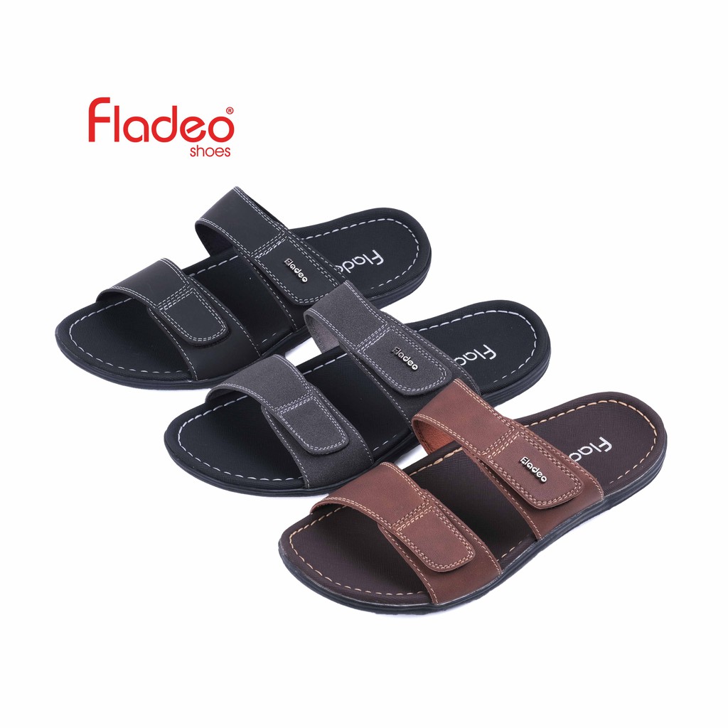 Jual Fladeo I Mds Wh Sandal Slide Pria Slippers Sandals