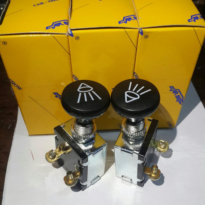 Jual SKAKEL LAMPU ( SWITCH LAMP ) TARIK 1 SAKLAR ON Off Pull CARSHOW ...