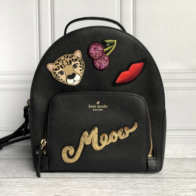 Kate spade clearance meow backpack