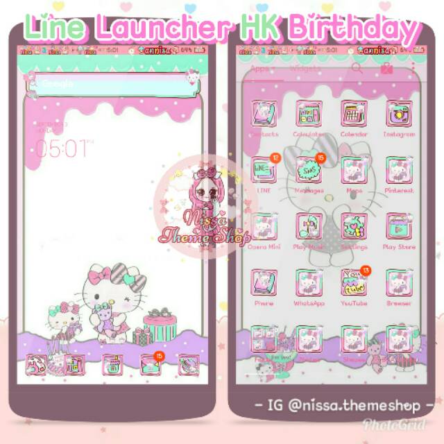 Jual Line Launcher (Tema Launcher) Hello Kitty | Shopee Indonesia