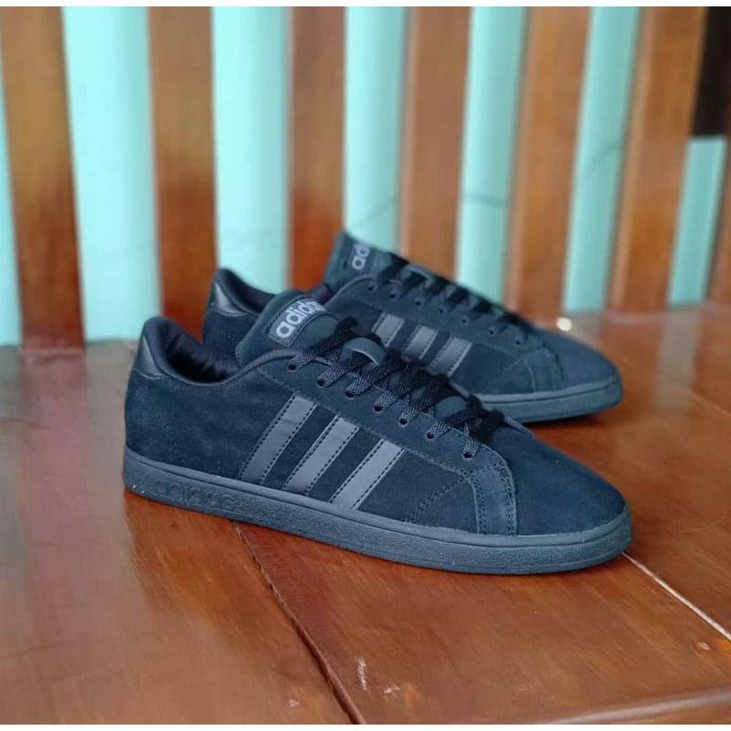 Jual ADIDAS NEO BASELINE FULL BLACK | Shopee Indonesia